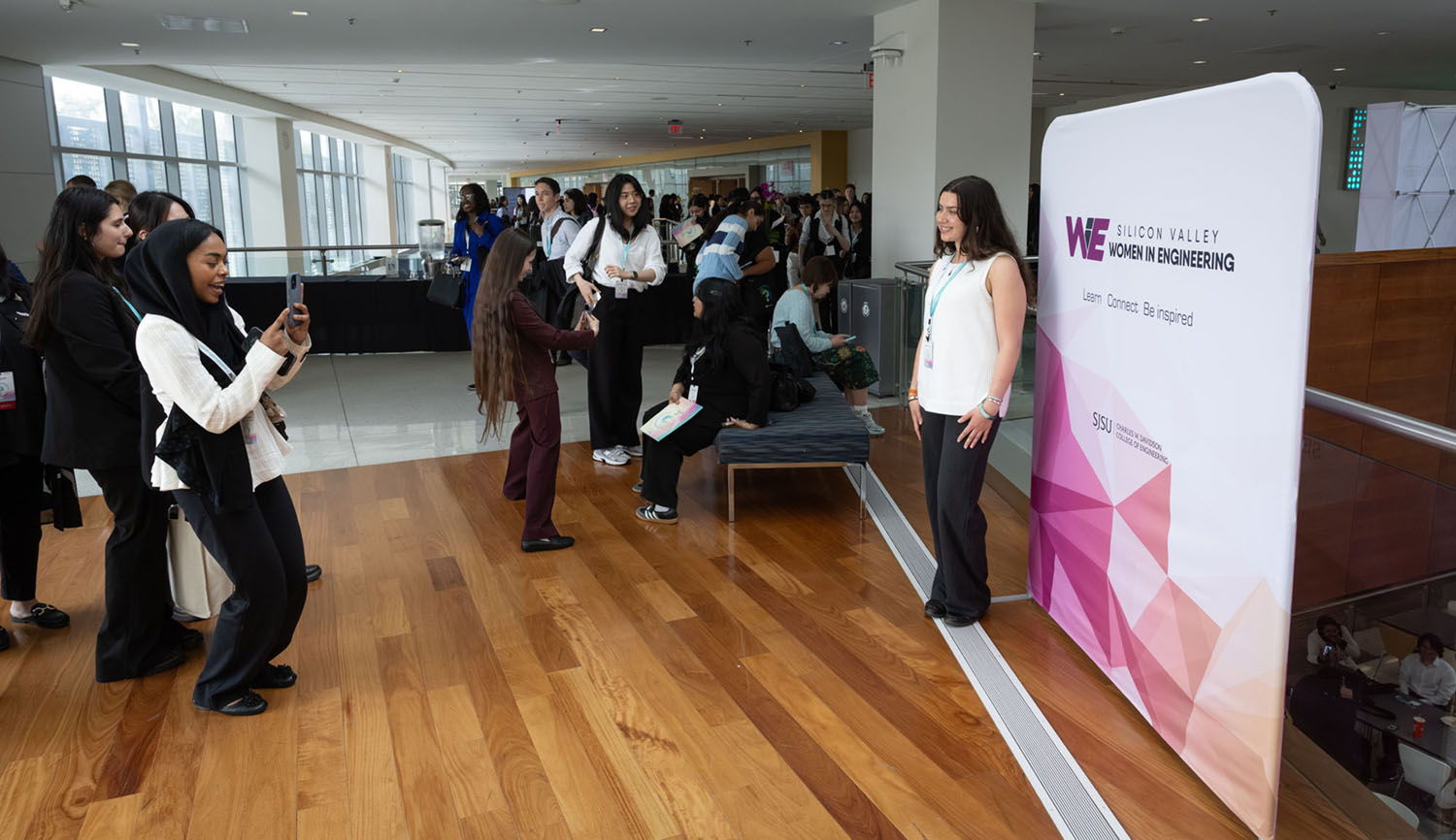 during Silicon Valley Women in Engineering conference at San José State University on Saturday, March 21, 2026, in San Jose, Calif. (Photo: Jim Gensheimer)