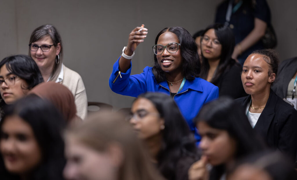 during Silicon Valley Women in Engineering conference at San José State University on Saturday, March 21, 2026, in San Jose, Calif. (Photo: Jim Gensheimer)